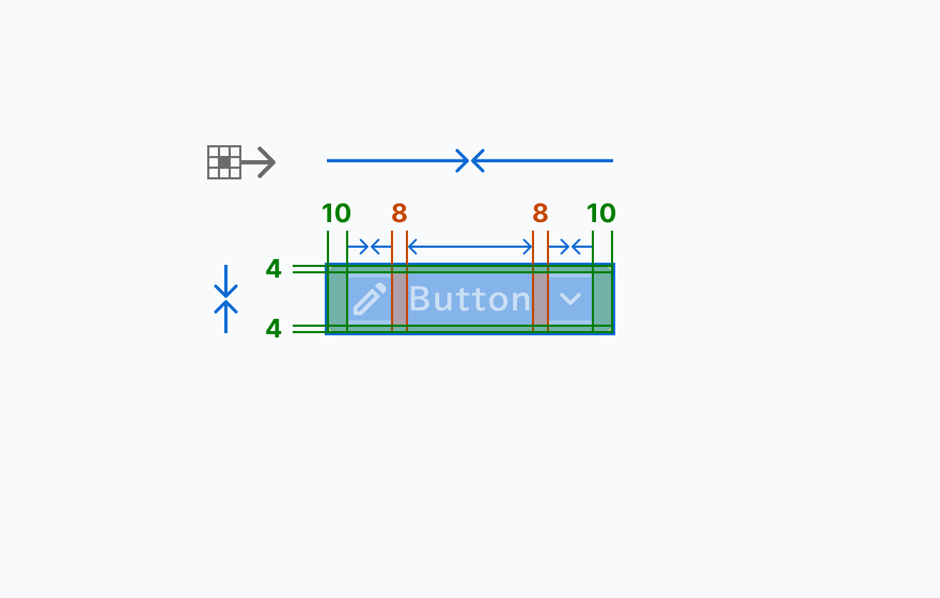 smサイズの寸法仕様を示す図。