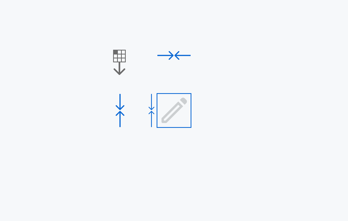 Iconの寸法仕様を示す図。