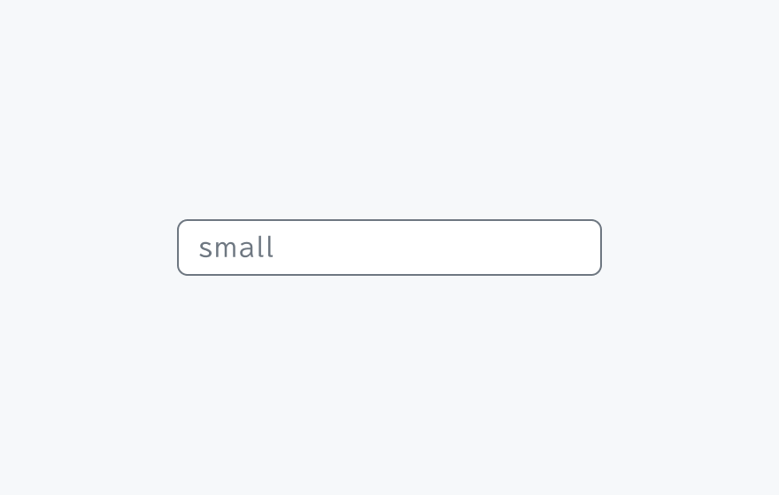 Size smのInput。