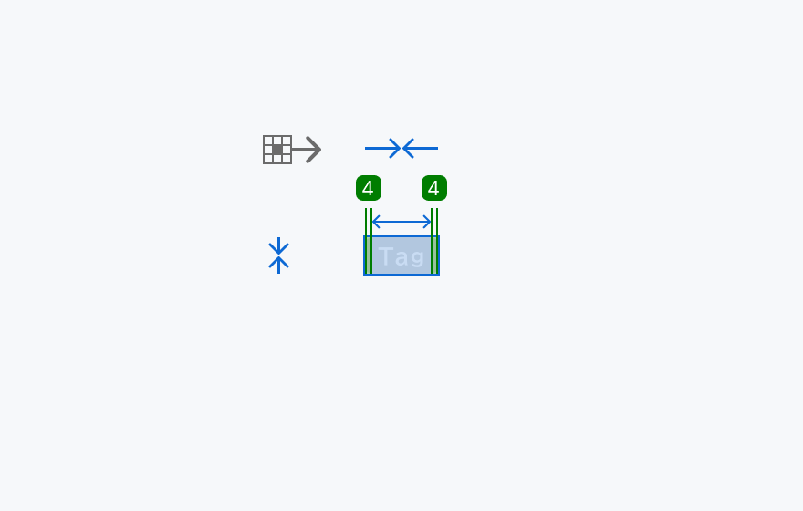 smサイズの寸法仕様を示す図。
